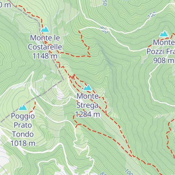 Map of Monte Strega