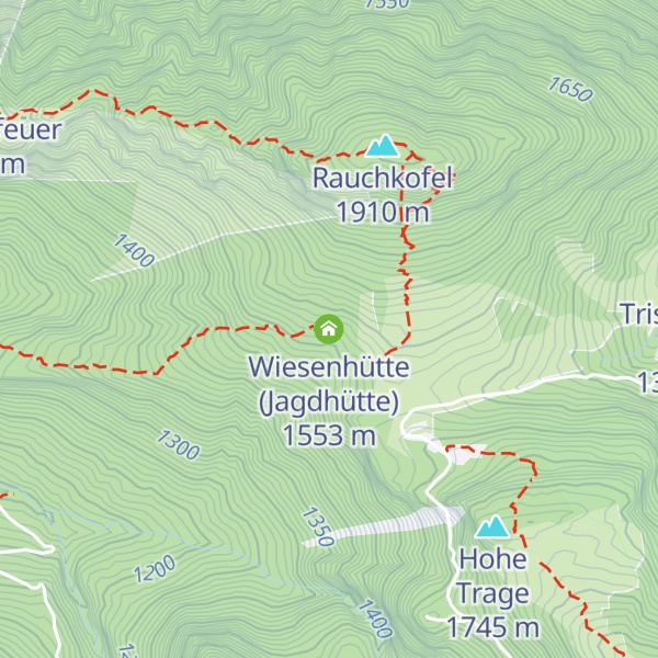 Map of Wiesenhütte (Jagdhütte)