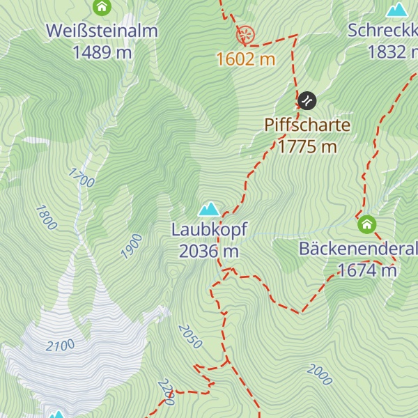 Map of Laubkopf