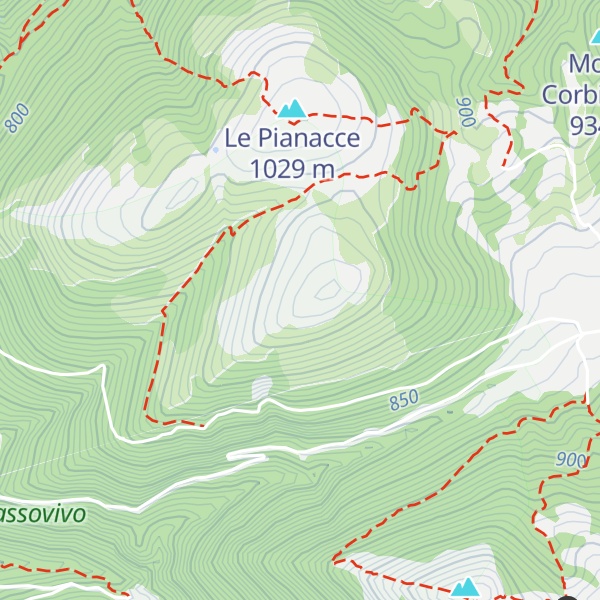 Map of Monte Serrone