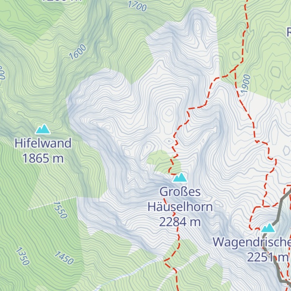 Map of Kleines Häuselhorn