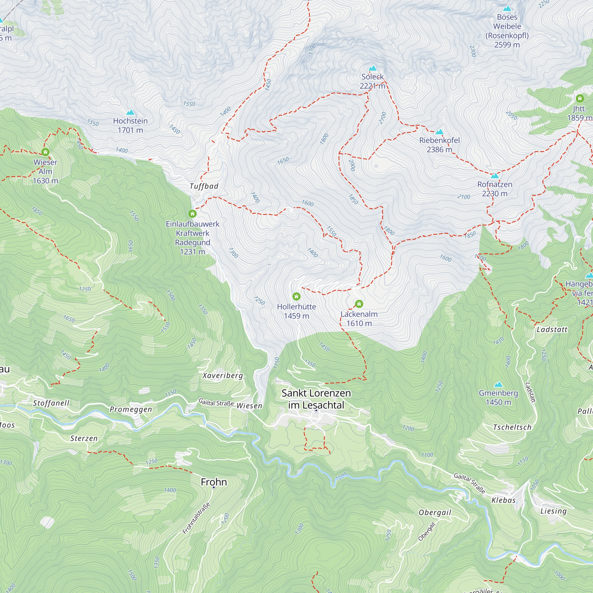 Hollerhütte map
