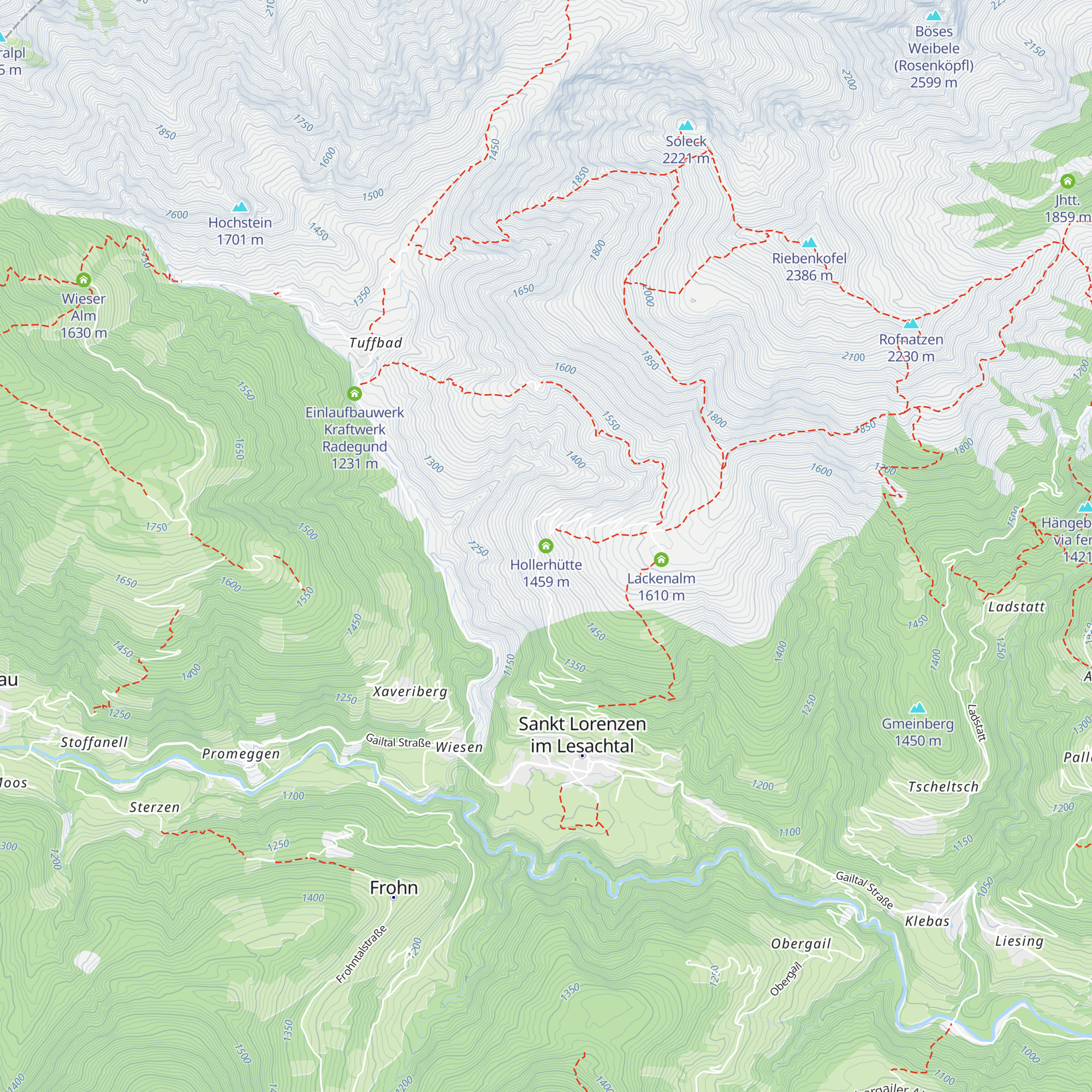 Hollerhütte map