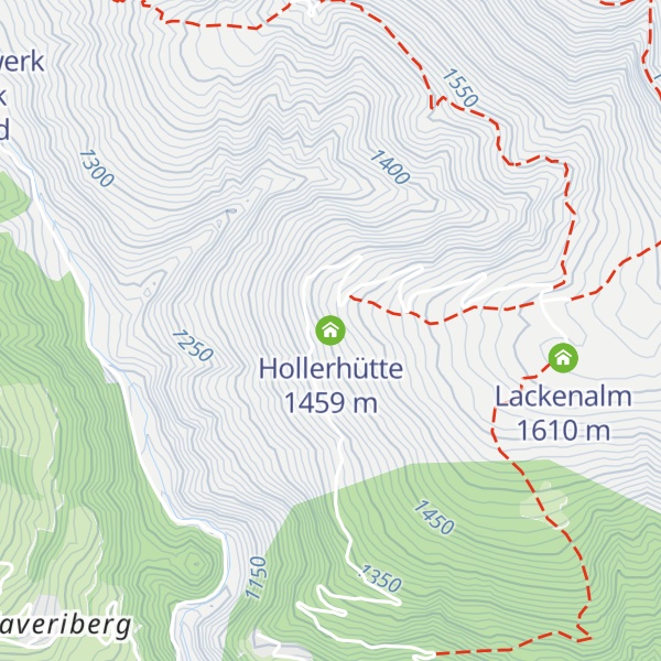 Map of Hollerhütte