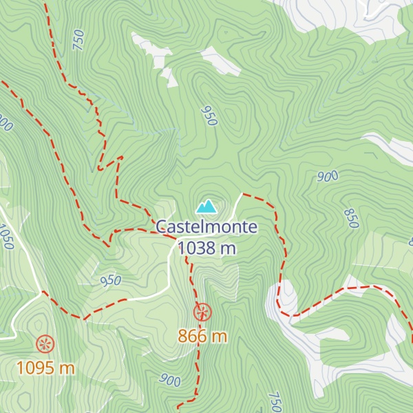 Map of Castelmonte