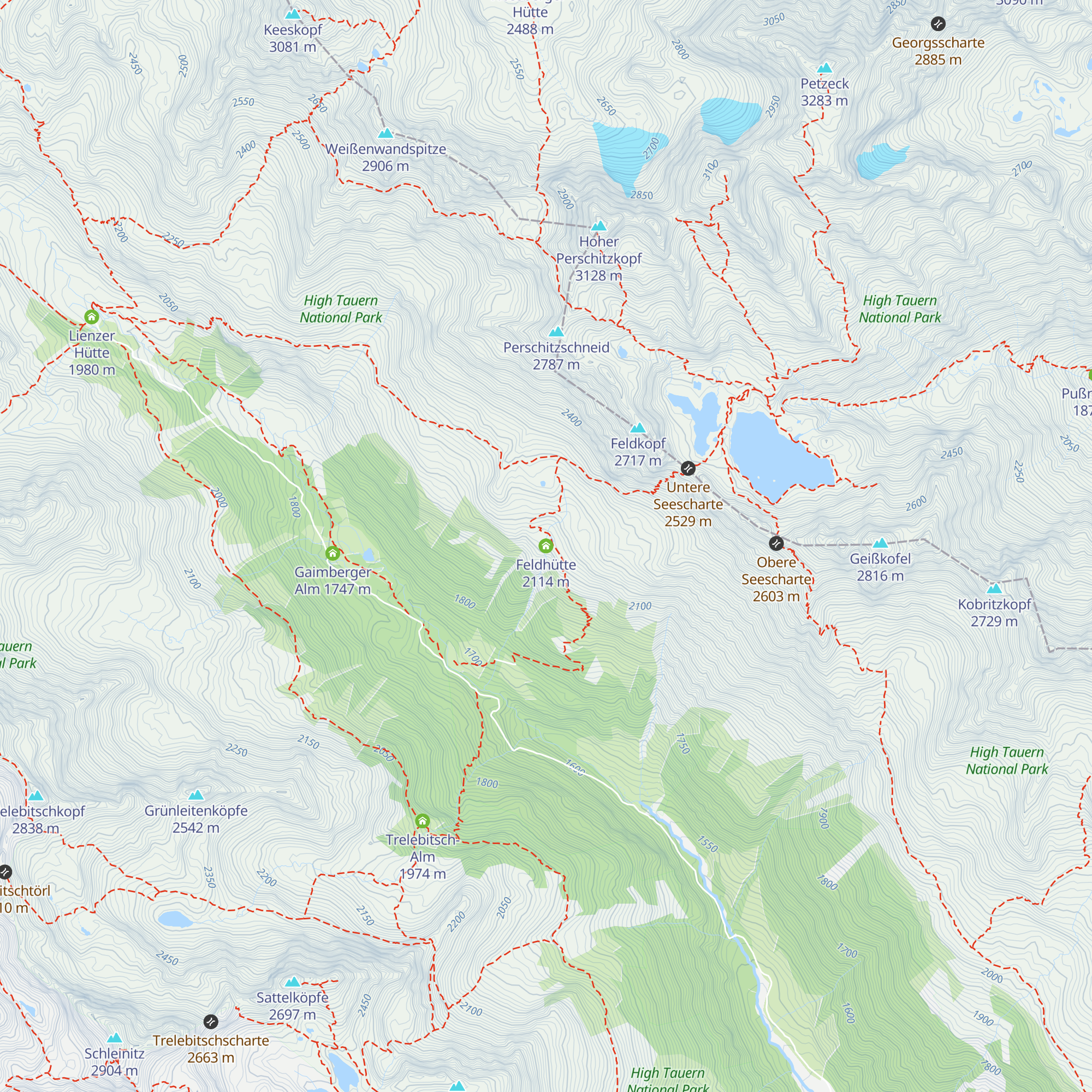 Feldhütte map