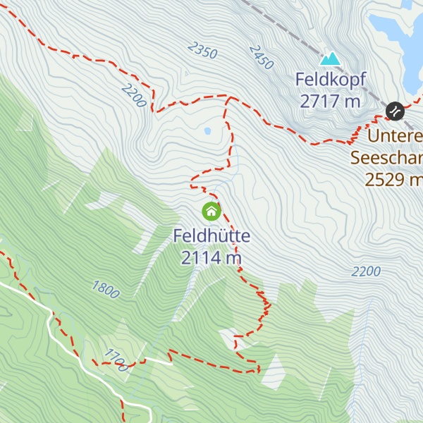 Map of Feldhütte