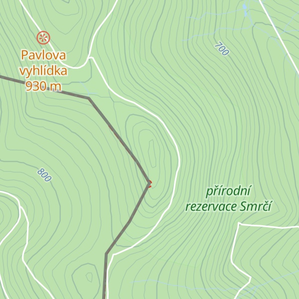 Map of Smrčí