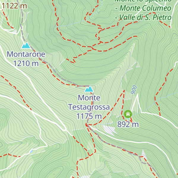 Map of Monte Testagrossa