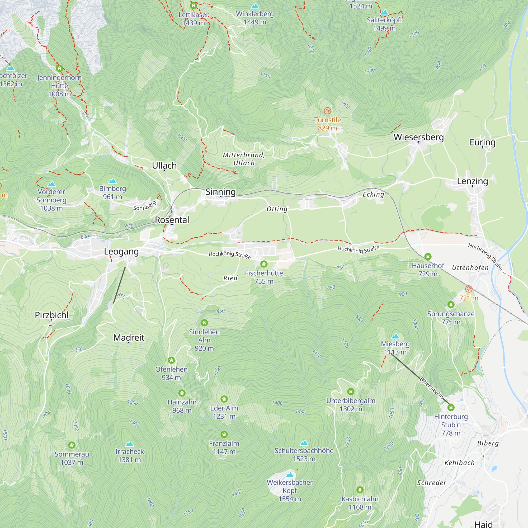Fischerhütte map