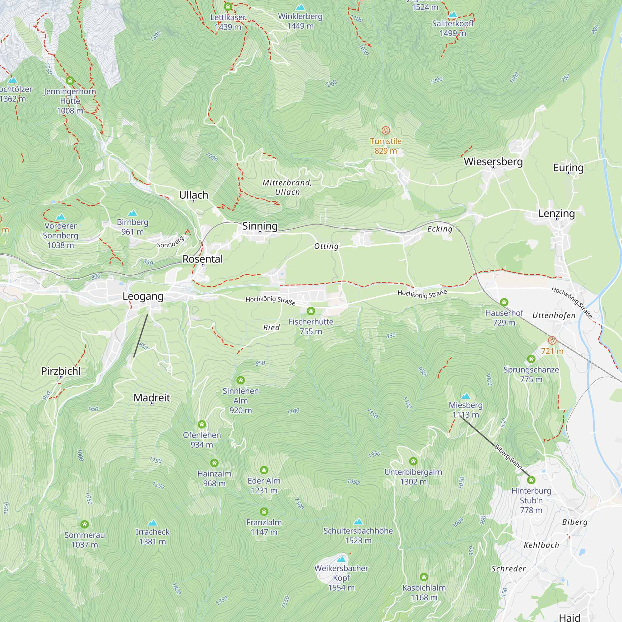 Fischerhütte map