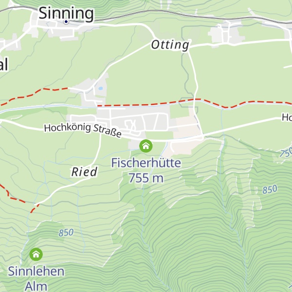 Map of Fischerhütte