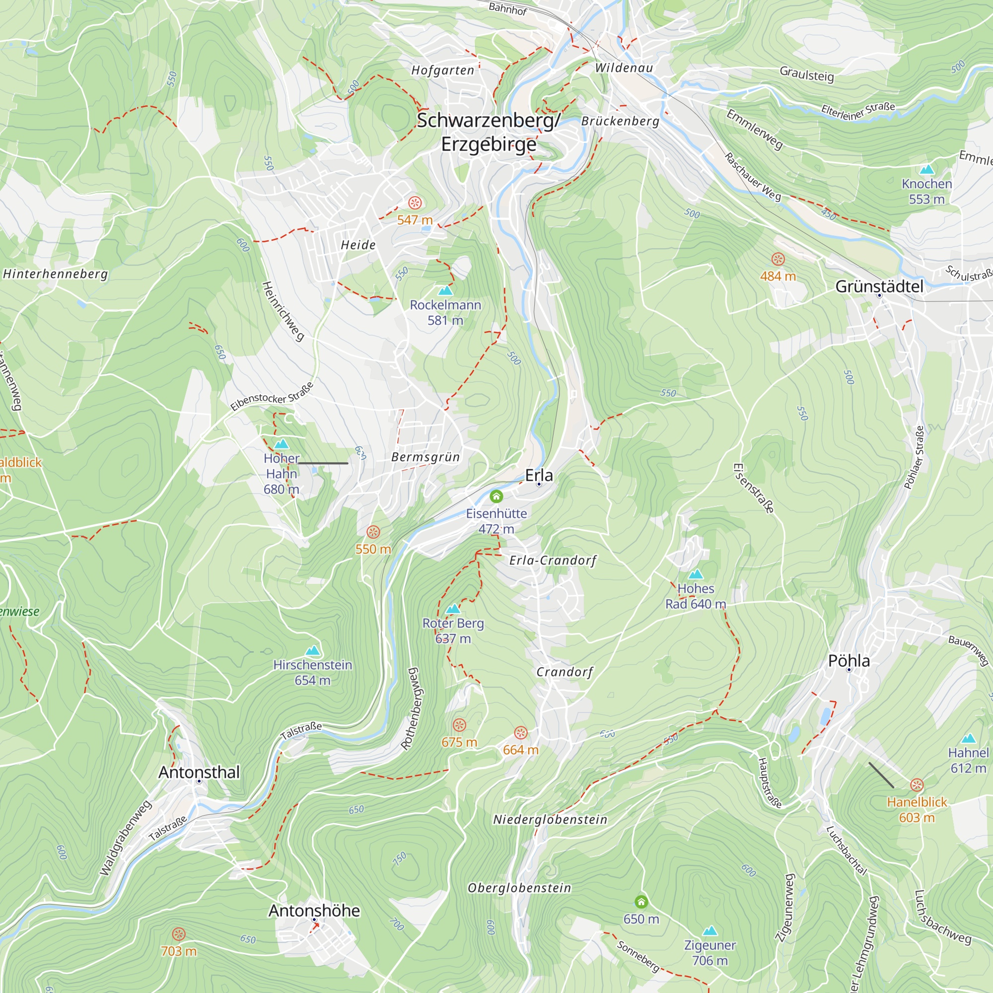 Eisenhütte map