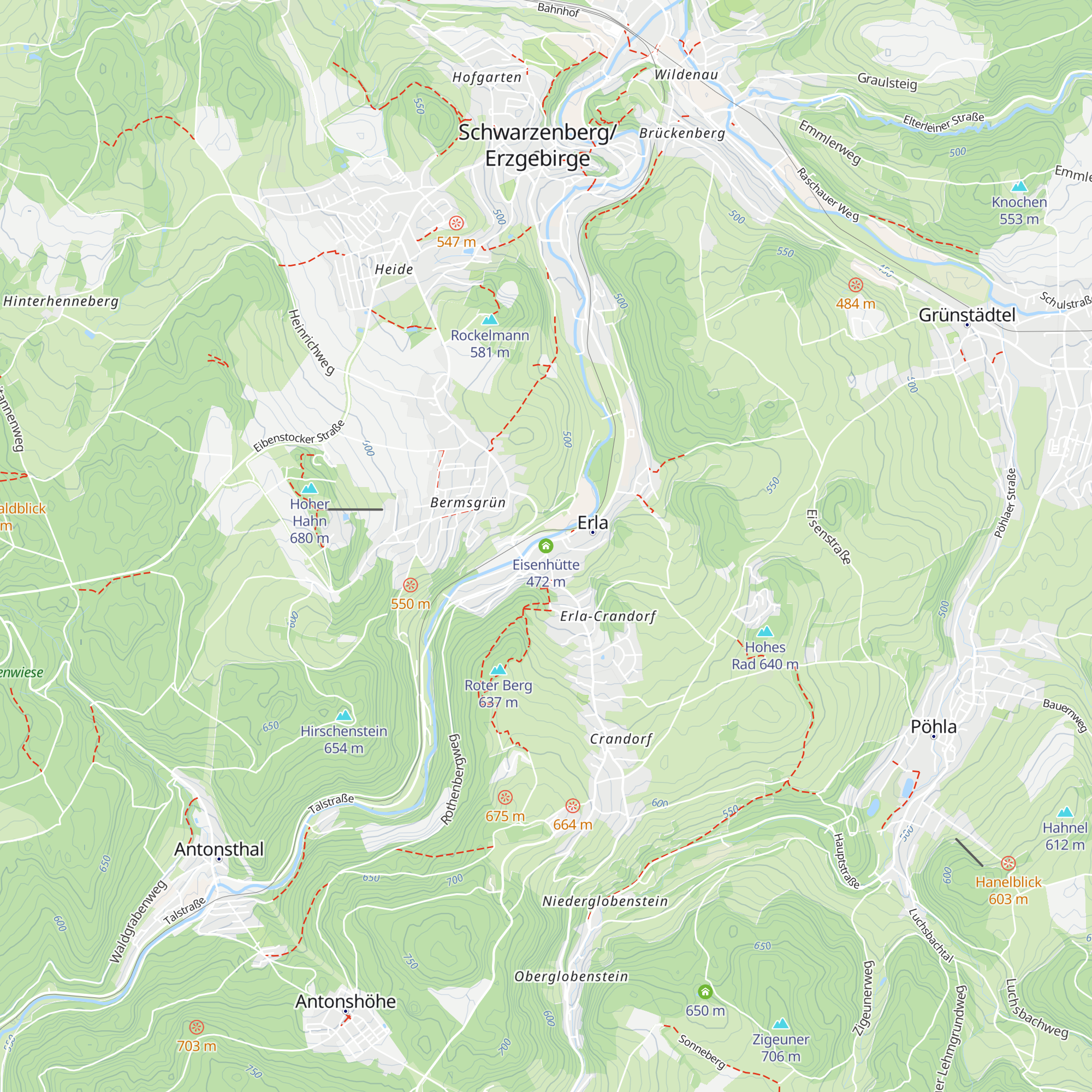 Eisenhütte map