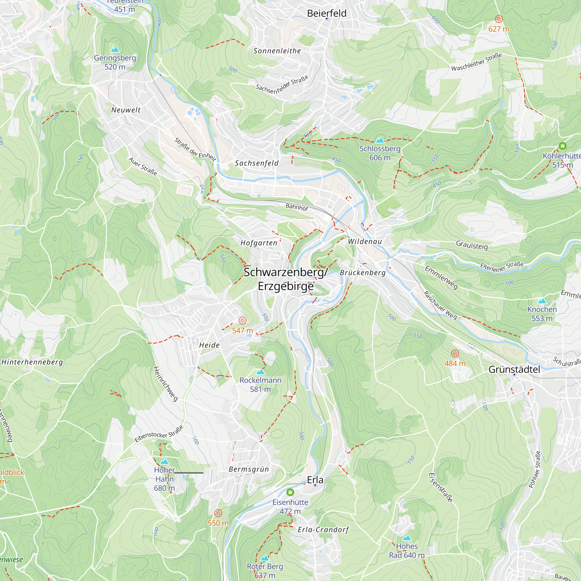 Schwarzenberg-Information map