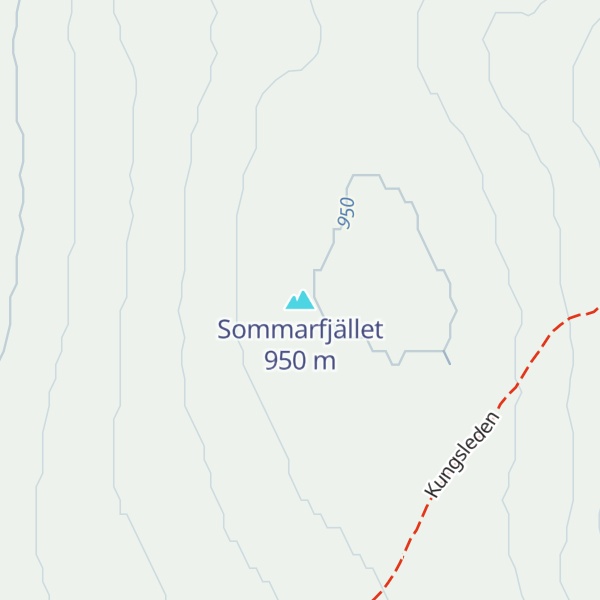 Map of Sommarfjället
