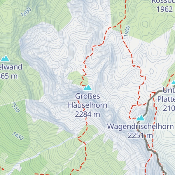 Map of Großes Häuselhorn