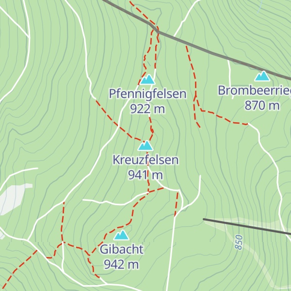 Map of Kreuzfelsen
