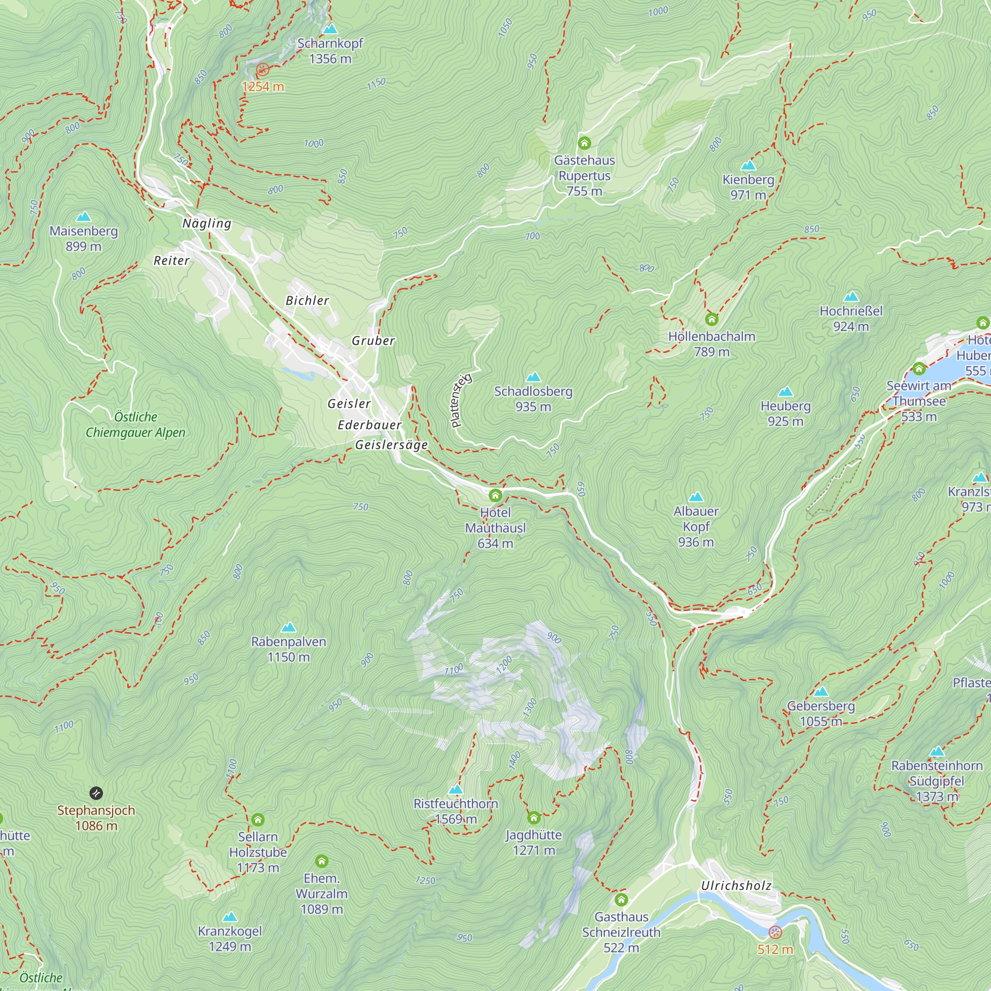 Hotel Mauthäusl map