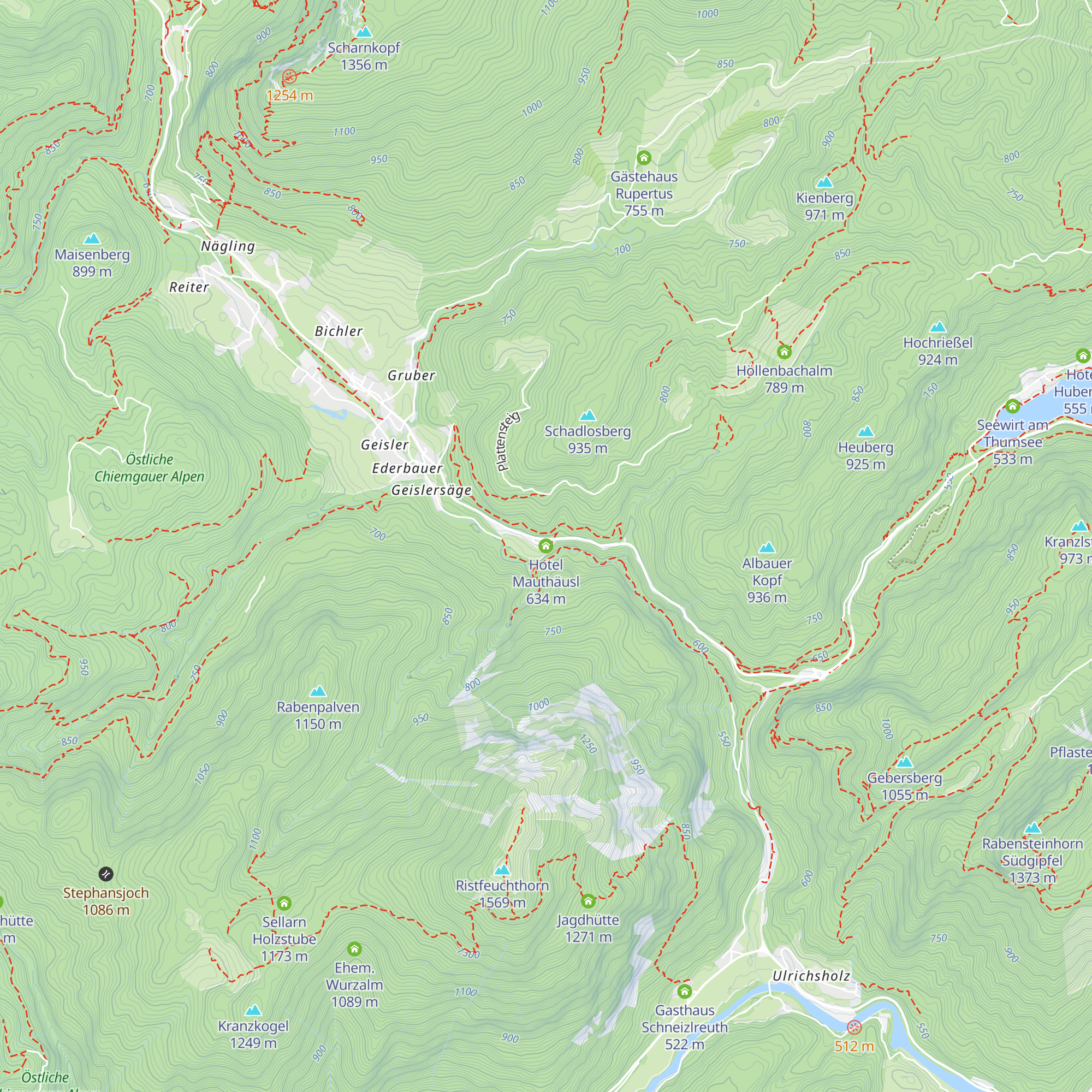 Hotel Mauthäusl map