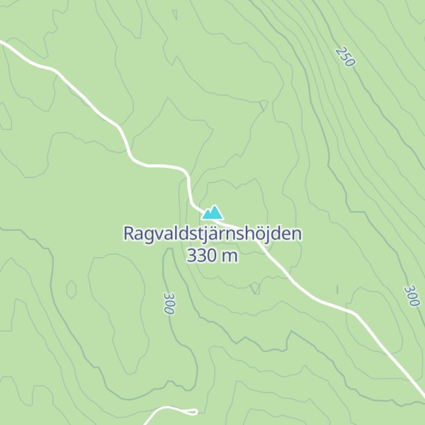 Map of Ragvaldstjärnshöjden