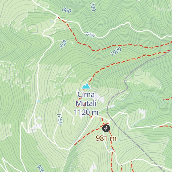 Map of Cima Mutali