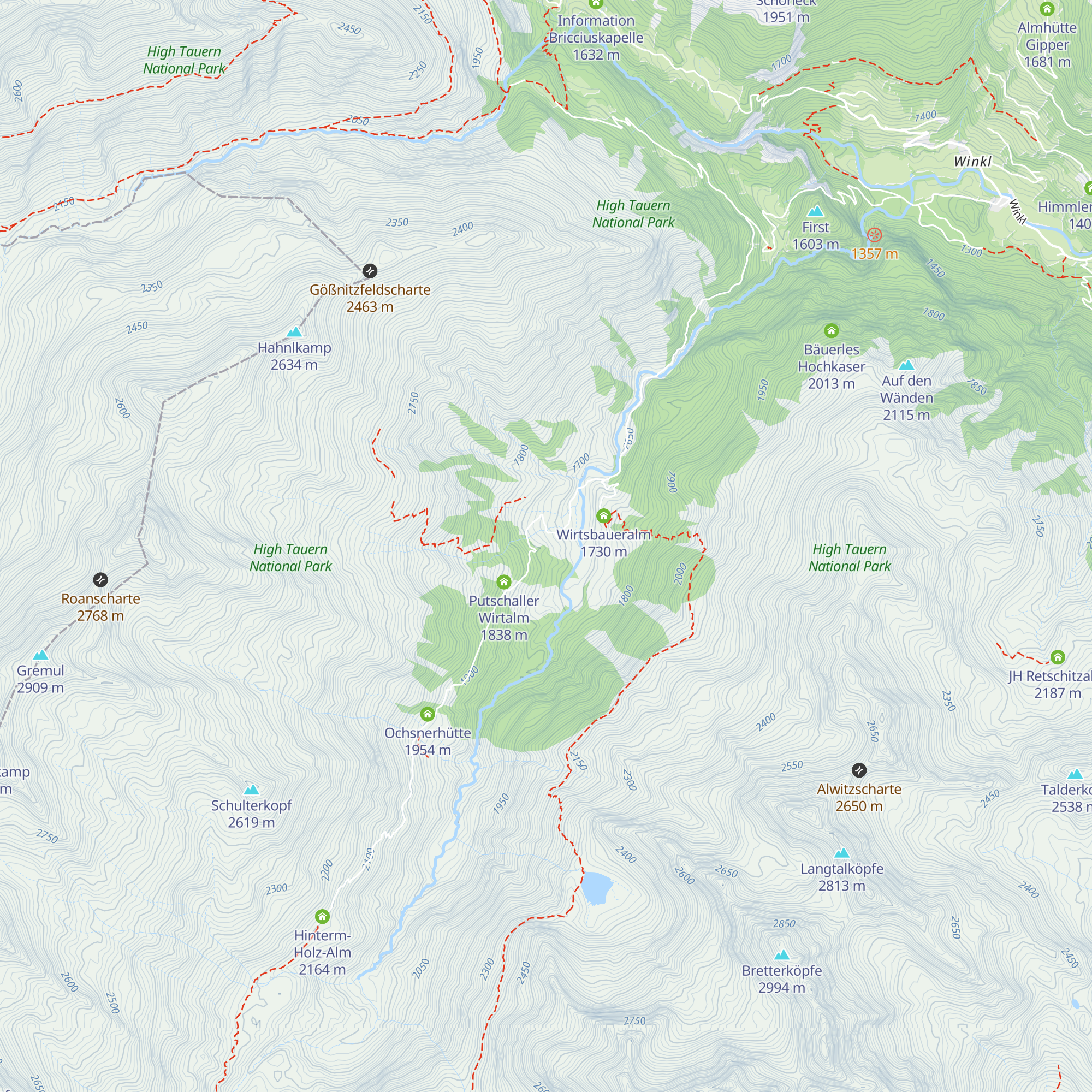 Innere Ebenalm map