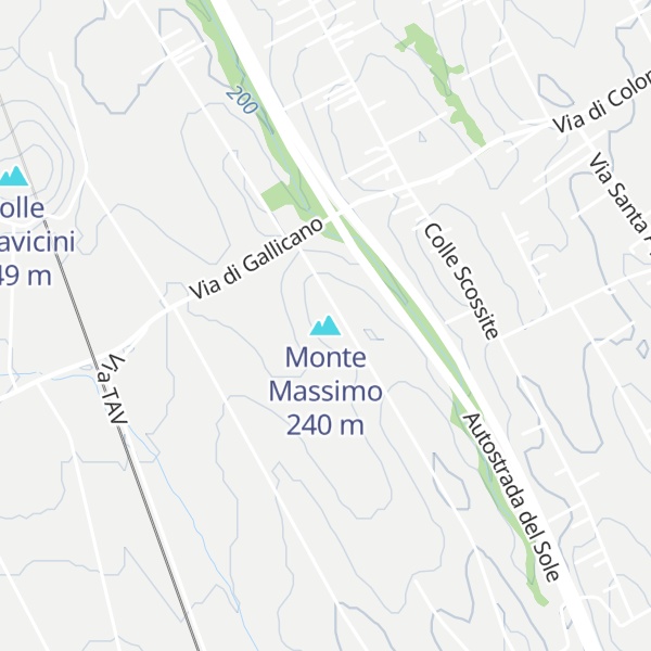 Map of Monte Massimo