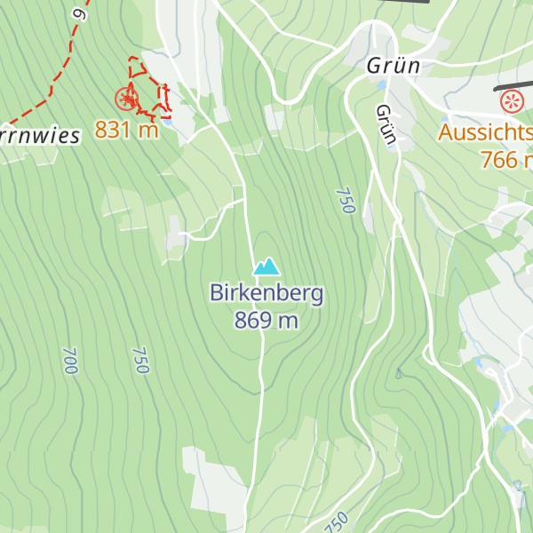 Map of Birkenberg