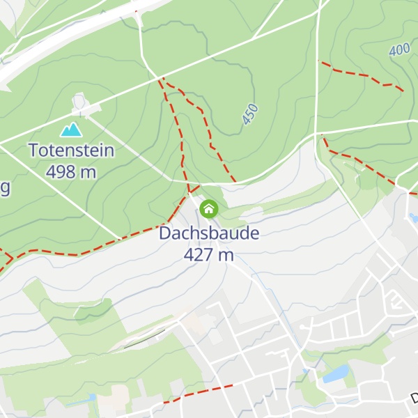 Map of Dachsbaude