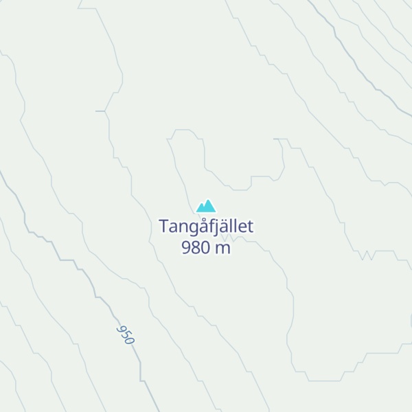 Map of Tangåfjället