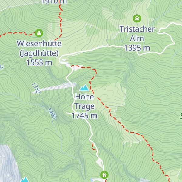 Map of Weißstein-Alm