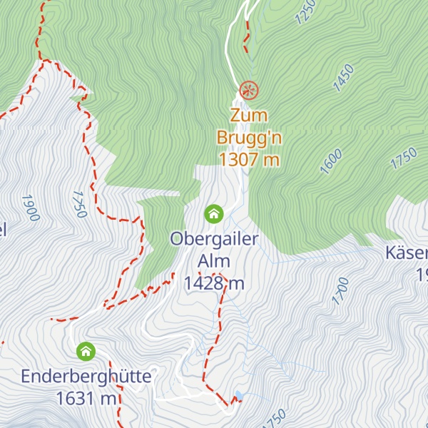 Map of Obergailer Alm