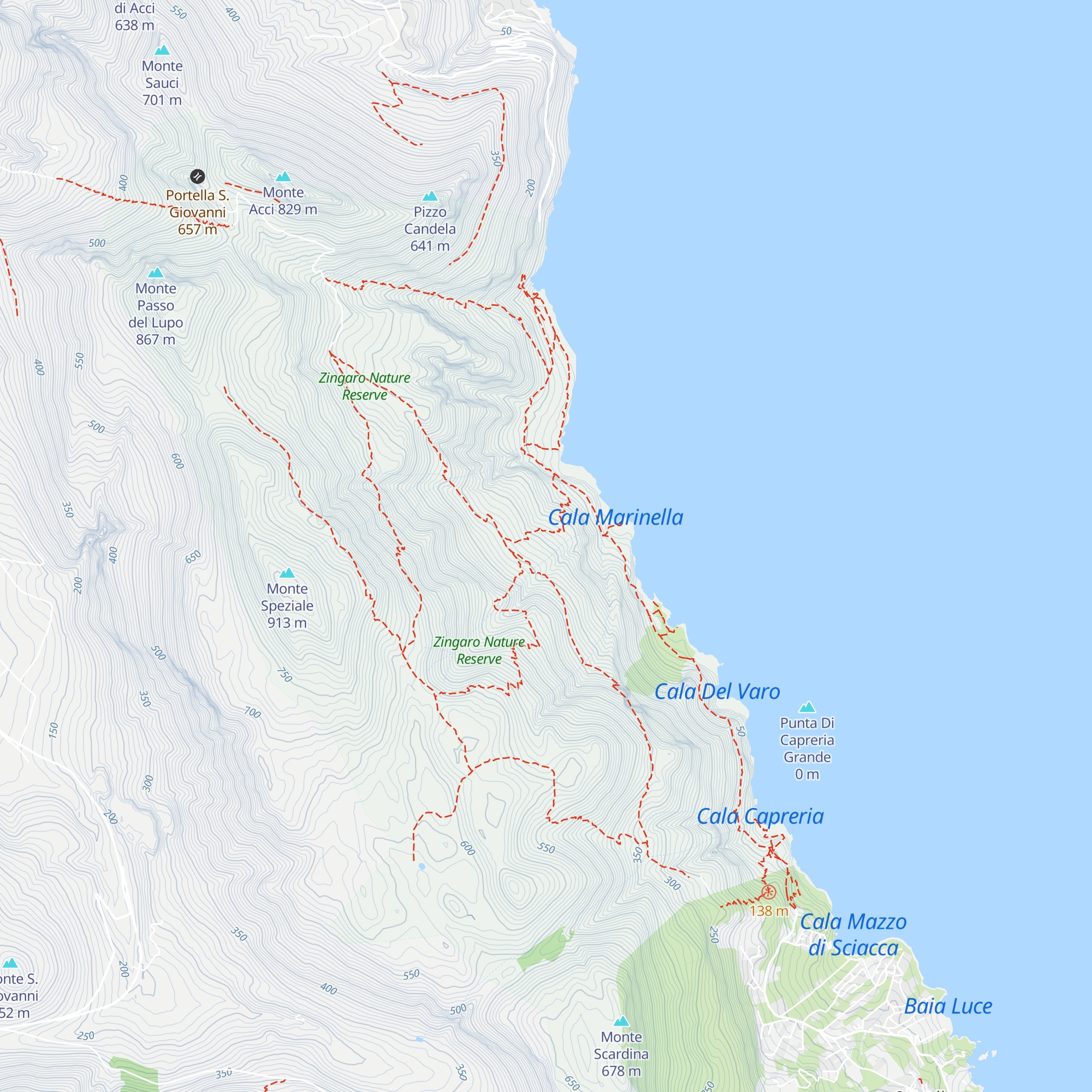 Bivacco Biacco map