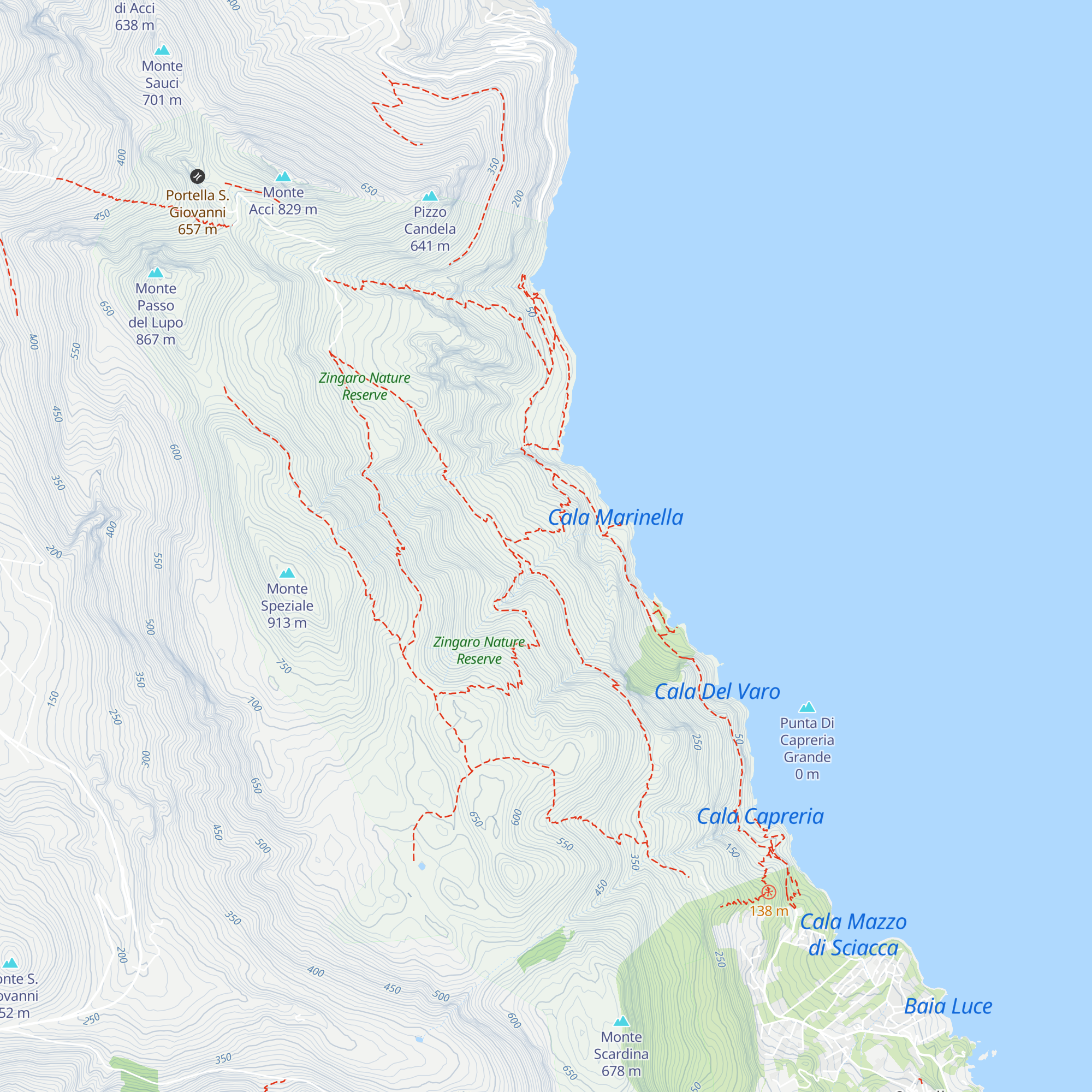 Bivacco Biacco map