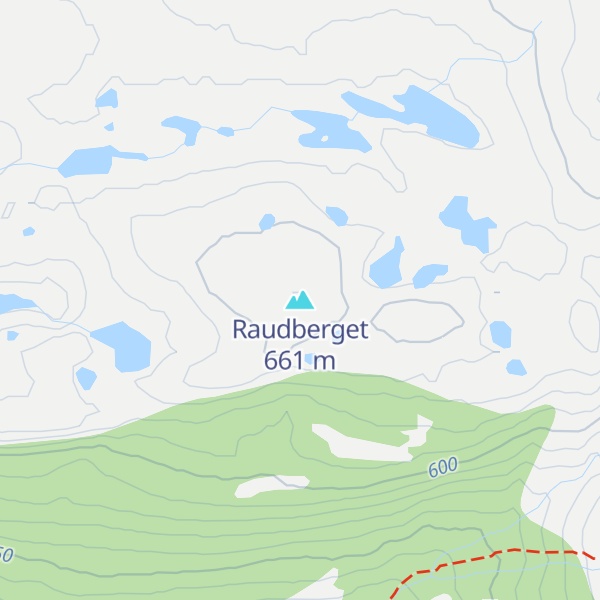 Map of Raudberget