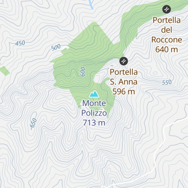 Map of Monte Polizzo