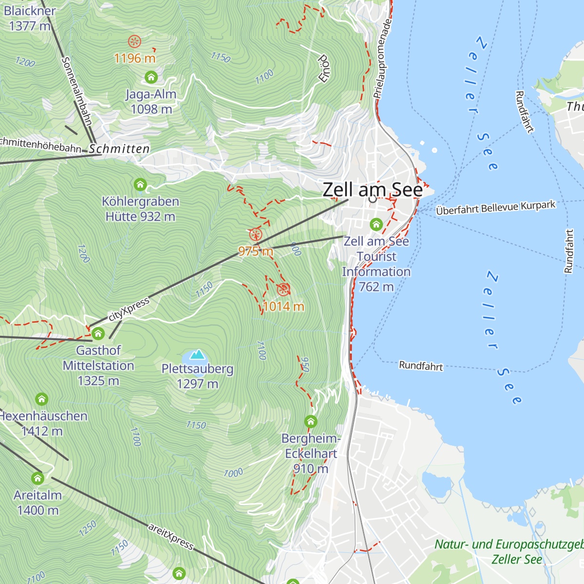 Ebenbergalm map