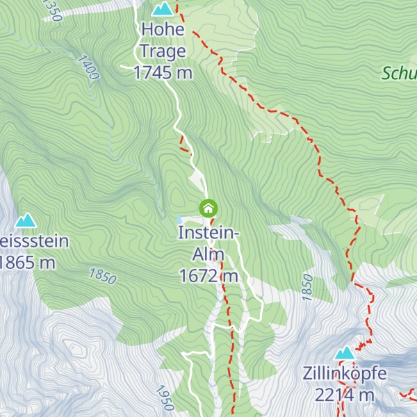 Map of Instein-Alm