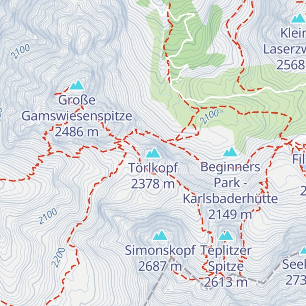 Map of Törlkopf