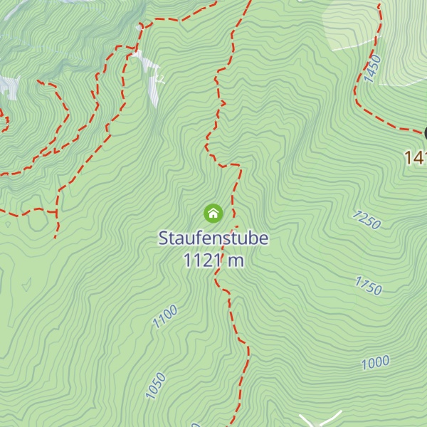 Map of Staufenstube