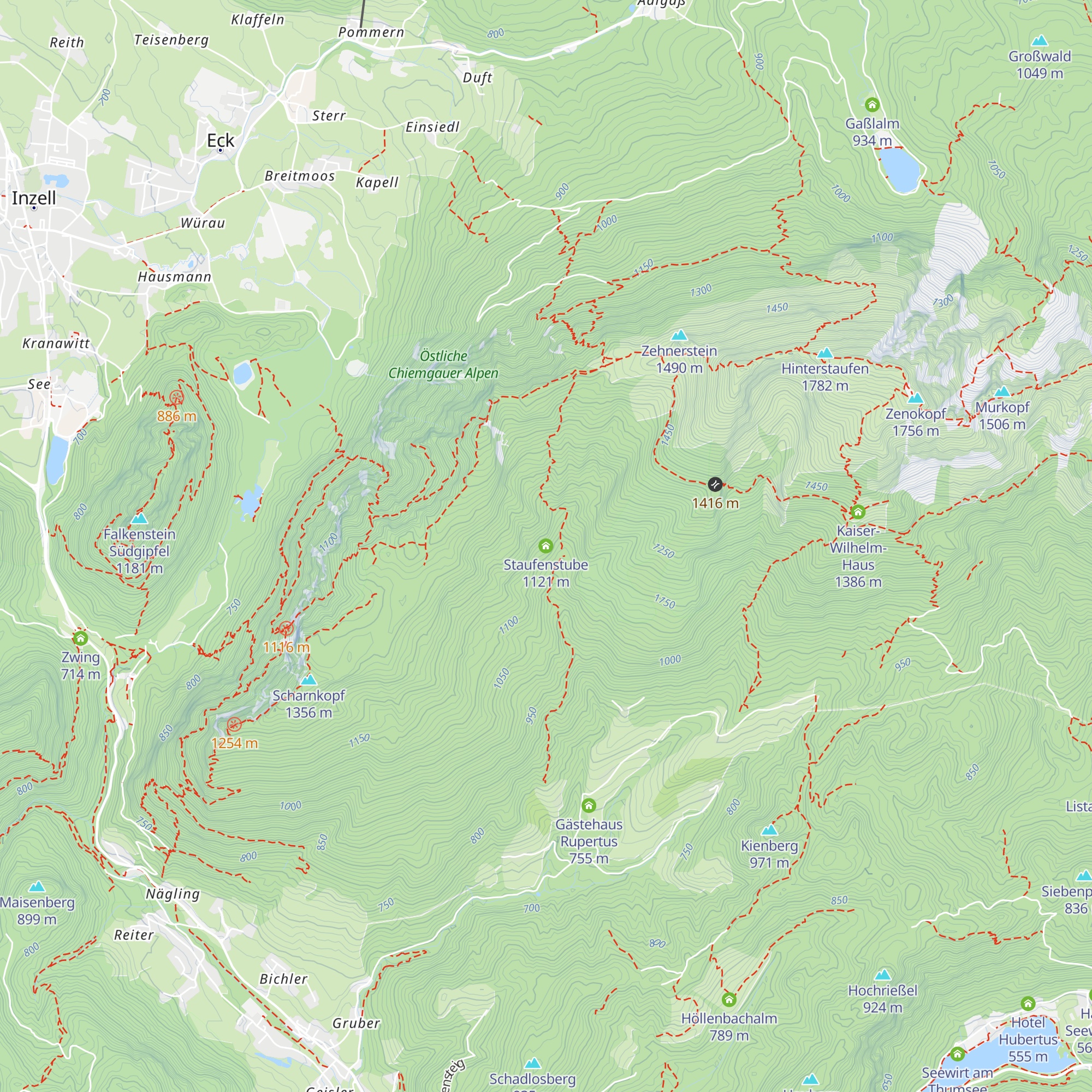 Staufenstube map