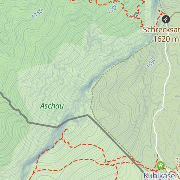 Map of Kleiner Weitschartenkopf