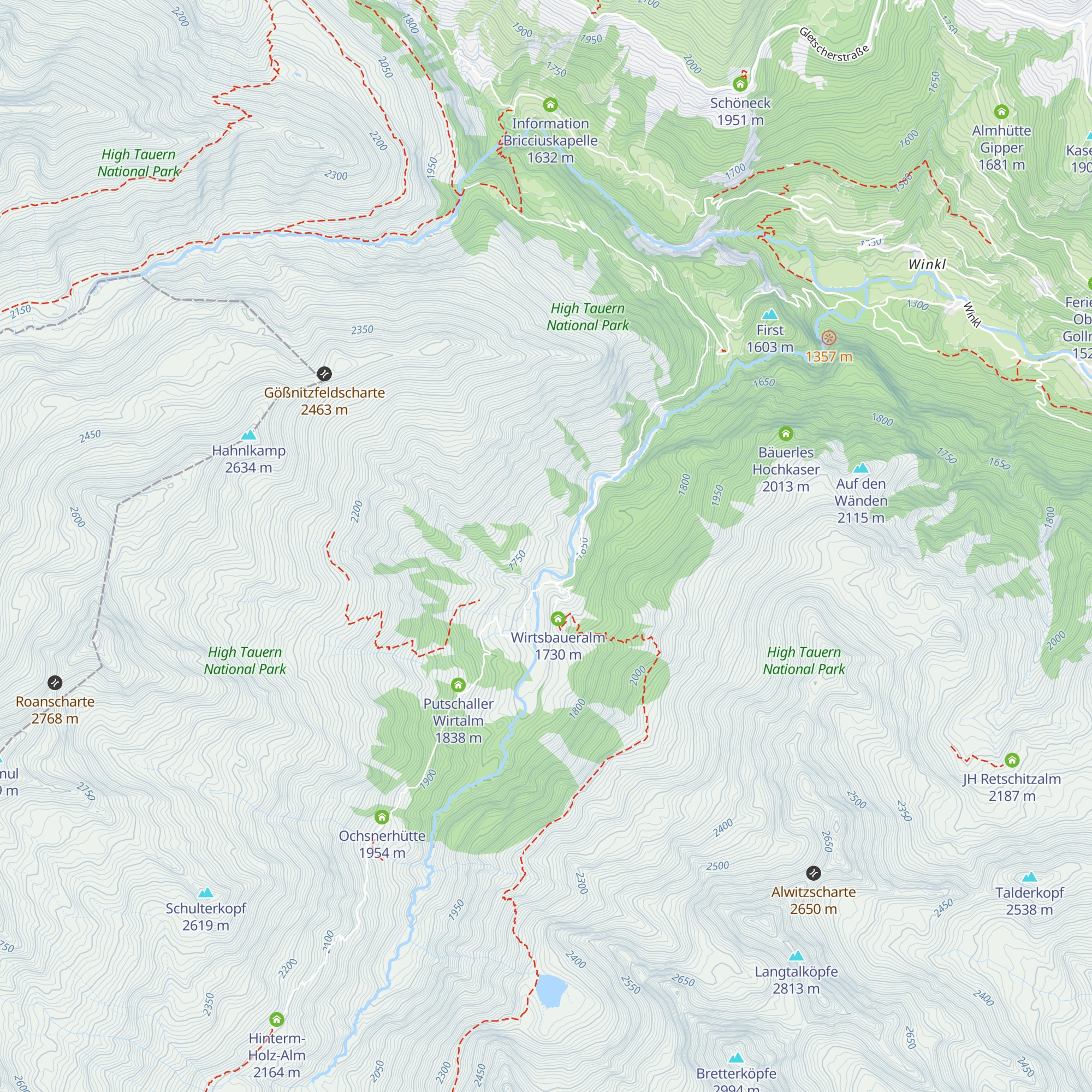 Äußere Ebenalm map