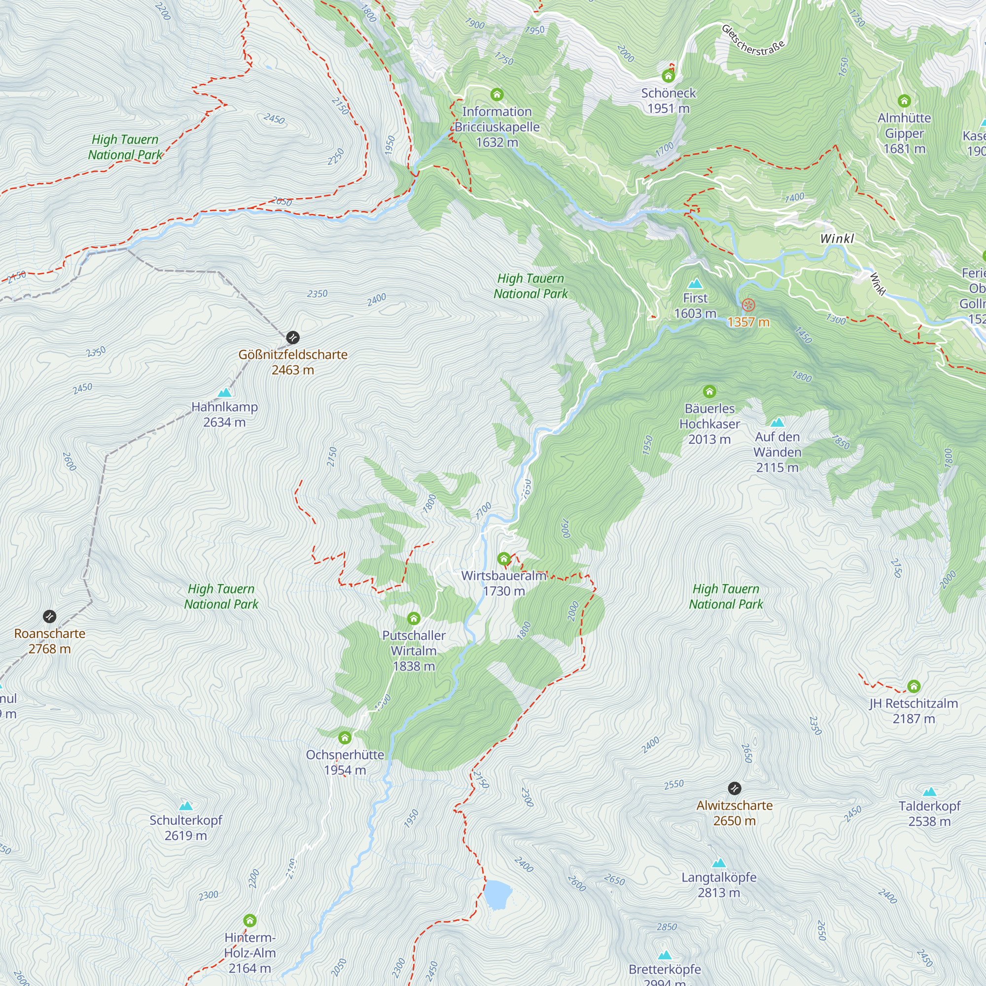 Äußere Ebenalm map