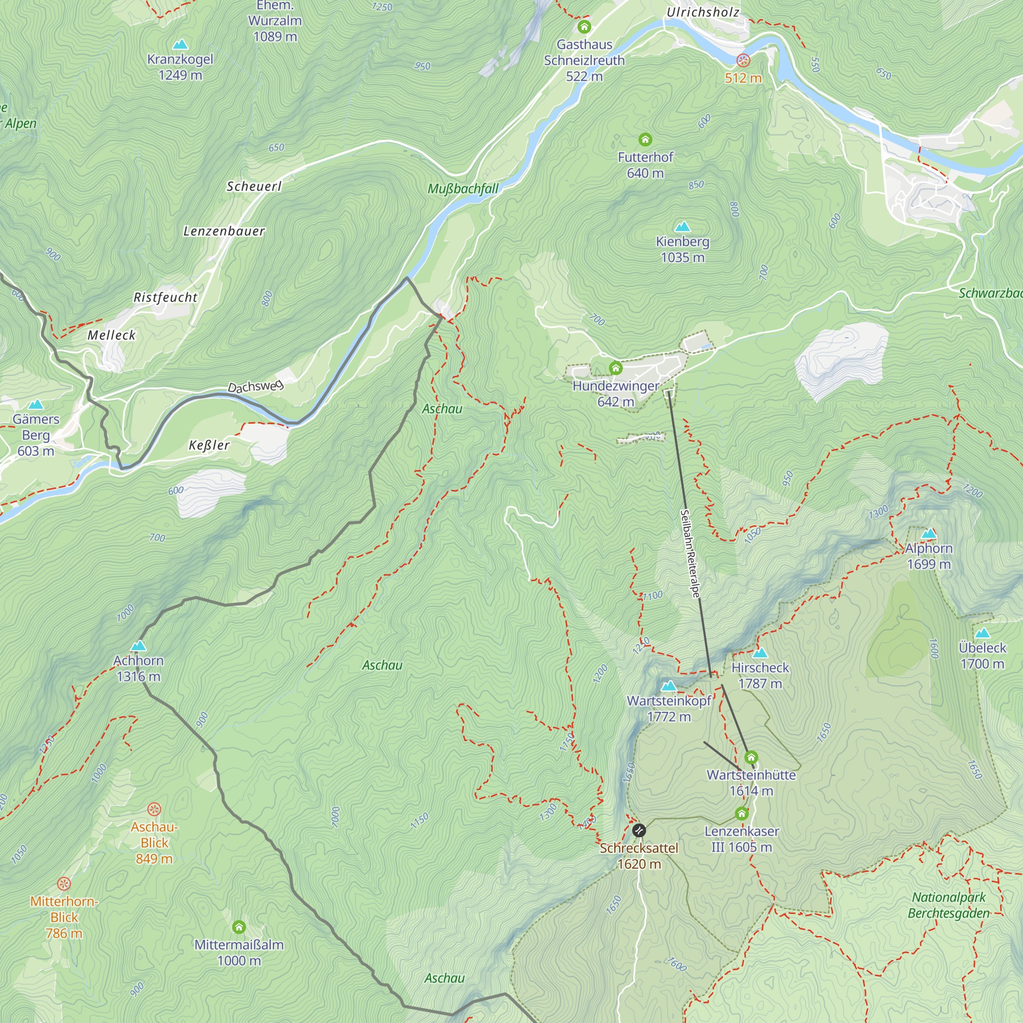Rastnock-Diensthütte map