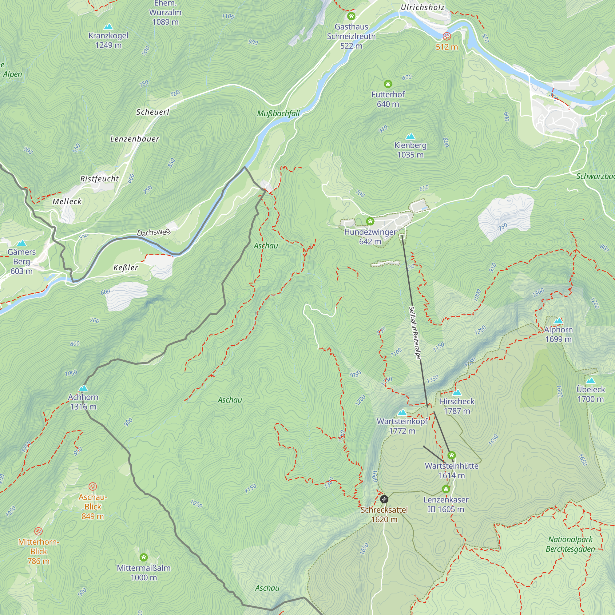 Rastnock-Diensthütte map