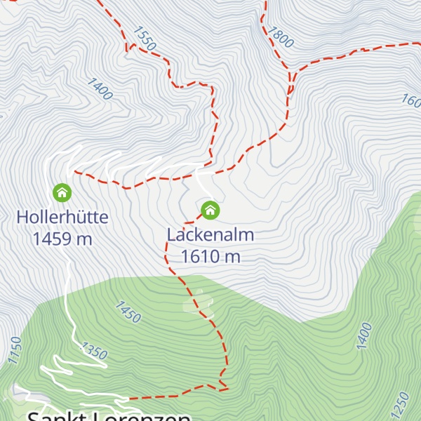 Map of Lackenalm