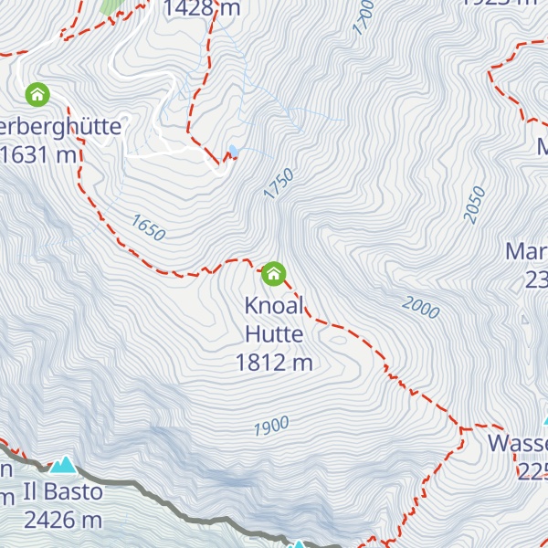 Map of Knoal Hutte