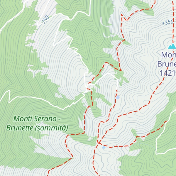 Map of Rifugio Pozzo di Mezzanotte